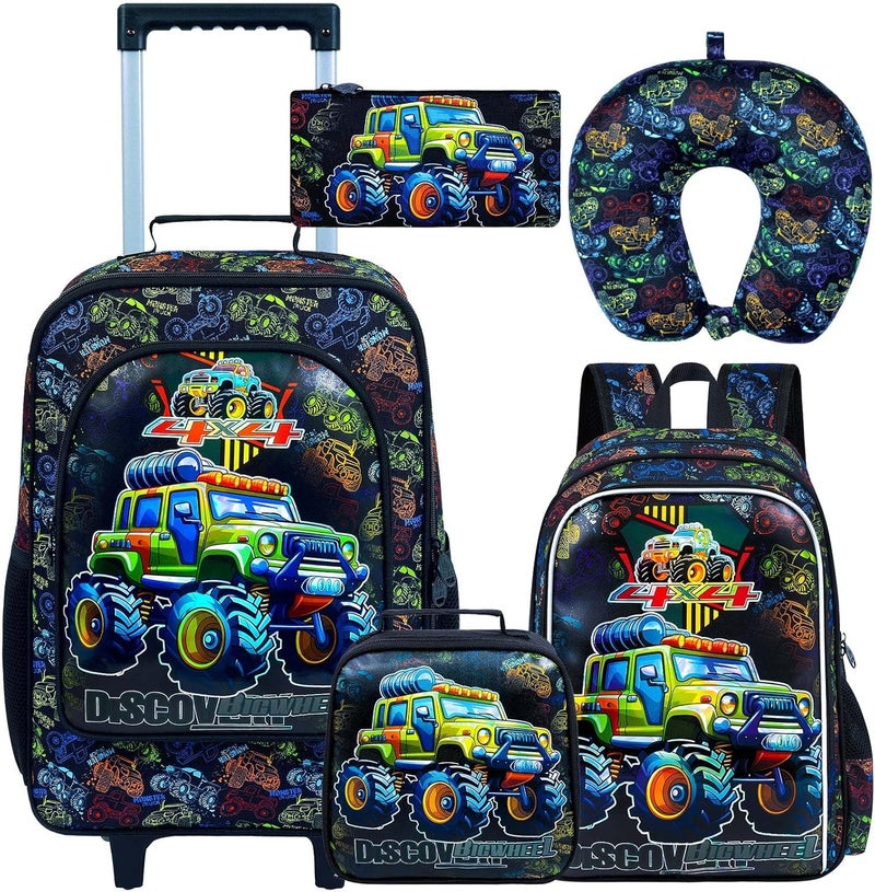 GXTVO Kids Suitcase with Wheels for Girls and Boys, Rolling Carry on Luggage for Toddler Children - Image 1